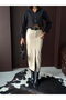 Stone Leather Skirt |   F1569 - 2