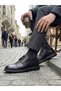 Black Covered Toe Lace-Up Lightweight Black Sole Men's Oxford Shoes Tge230153 - 3