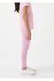 Girls Basic Solid Leggings - Pink color - 3