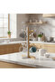 Elegant White Wooden Mug Tree Stand for Stylish Kitchen - 2