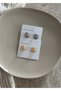 Ultra Light Silver Color Half Ball Women's Earrings - 2