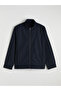 Mock Neck Zippered Men's Coat - 4