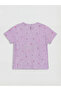 Original Oval Collar Printed Girls' T-Shirt - 3