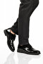 029 m Black Patent Leather Men's Casual Shoes - 2
