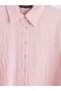 Nevavm with a Difference Lcw Modest Pink Textured Sequin Detailed Women's Shirt Tunic - S6T115Z8-1V4 - 7