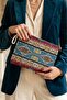 Kilim Patterned Medium Size Tapestry Wallet – Stylish and Authentic Handbag