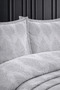 Ela French Laced Dowry Double King Size Pique Cover Set / Bedspread Set 3 Pieces - 3
