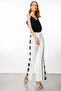 Casual & Stylish Patterned High-Waisted Spanish Flare Women's Trousers - 3