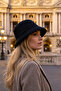 Women's Linen Bucket Hat Lined Breathable Summer Wear - 3