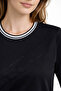 Women's Patterned Combed Cotton Blouse for Middle Ages and Above 30577 - 7