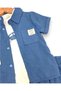 Baby Boy 3-Piece Muslin Set, Holiday Set 6-9-12-18-24 Months, 3-Piece Muslin Set with Shirt and Shorts - 4