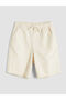 Nevavm Boys' Linen Blend Shorts with Elastic Waist - 2