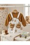 Baby Girl Patterned Sweatshirt Dress Set of 2