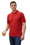 Regular Fit Cut Plain Polo Collar Short Sleeve T-Shirt