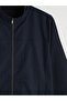 Mock Neck Zippered Men's Coat - 6