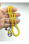German Silver Tassel Combination Crimped Amber - 5