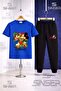 Children's Disney Characters Square Printed T-Shirt Sweatpants Set