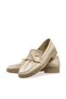 Women's Loafer Beige Shiny Orthopedic Sole New Season Accessory Daily S610 - 8