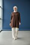 Cotton Stretchy Tunic with Stone Details - 3