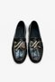 Women's Loafer Black Shiny Orthopedic Sole New Season Accessory Daily S610