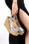 Genuine Leather 34-35-36-37-38-39-40 Size Natural Cork Look Women's Sandals - 2