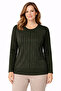 Women's Middle Age and Above High Quality Patterned Mother Combed Cotton Blouse 30582 - 3