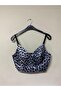 Leopard Sequence Bustier on the Front