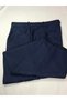 Men's fabric trousers - dark grey, black, navy blue - slim fit summer classic cut high waist dad pants - 3