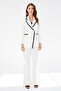 Stylish Design Premium Look Wide-Legged Trousers with Stripe Detail - Casual & Stylish & Modern