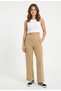 High Waist Stitched Detail Fit Pants – Casual & Stylish Comfortable Cut - 3