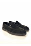 Black Nubuck Loafer Men's Casual Comfortable Classic Stylish Shoes - 4