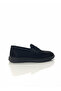 Black Nubuck Loafer Men's Classic Shoes with Natural Texture