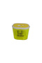Double Hole Lockable Transparent Rectangular Pencil Sharpener (Yellow)