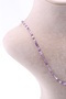 Amethyst Stone Necklace Natural Stone Faceted Cut 2-3 mm - 4