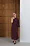 Self-Unifying Long Single-Sleeve Off-The-Shoulder Premium Series Equivalent Midi Stylish Dress Evening Gown - 2