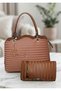 Women's Daily and Evening Dress 2-Piece Combination Stylishly Designed Large Internal Volume Shoulder Bag Yildiz - 4