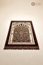 Plush Prayer Mat (Patterned) Non-Slip Base Ultra Soft Velvet Textured Luxury Prayer Mat - 6