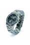 Vertex Men’s Watch Stainless Steel Silver Strap Black Sunburst Dial Quartz Date Display - 3