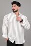 Şile Striped Oversize Long Sleeve Summer Shirt Mrs 226_40418 - 3