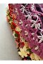 Handcrafted Needlework Dowry Writing 100X100 3 Pieces Represents a Visual Symbol. - 4