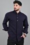 Button Detail Premium Summer Long Sleeve Shirt Qcm 6727_40419