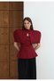 Strapless Design Bustier Padded High Neck Bolero Multiple Matching Options Pininterest Two-Piece Blouse Set - 4