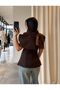 Strapless Design Bustier Padded High Neck Bolero Multiple Matching Options Pininterest Two-Piece Blouse Set - 3