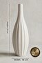 Bohem Thin Model Large Decorative Vase Ceramic Stylish Vase Handmade Special Series 50 cm - 5
