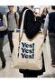 Printed Gusseted Cloth Canvas Bag Yes - 2