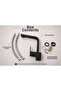 Luxury Premium Black Square Kitchen Faucet - 4