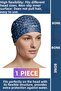# Comfortable, Flexible, Soft Swimming Cap for Pool and Sea, Slippery Inner Surface, Very Stylish, Ear-Waterproof Hair Cap.