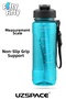 850 ml Transparent Body Tritan Water Bottle with Straw and Measurement Scale Water Bottle for School - 5