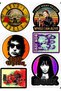 22X30 cm Rock & Retro Music Themed Sticker Set – Vintage Artist-Inspired Decorative Stickers