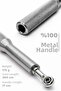 Premium 100% Steel Adjustable Jump Rope Jump Rope Gray - 6